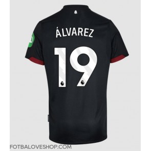 West Ham United Edson Alvarez #19 Venkovní Dres 2024-25 Krátký Rukáv