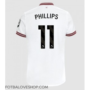 West Ham United Kalvin Phillips #11 Venkovní Dres 2023-24 Krátký Rukáv