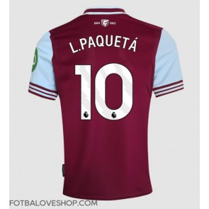 West Ham United Lucas Paqueta #10 Domácí Dres 2024-25 Krátký Rukáv