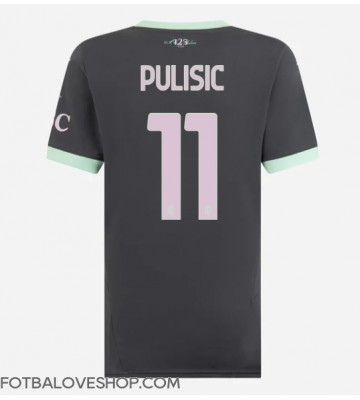 AC Milan Christian Pulisic #11 Dámské Alternativní Dres 2024-25 Krátký Rukáv