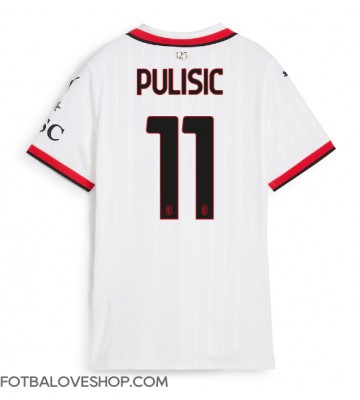 AC Milan Christian Pulisic #11 Dámské Venkovní Dres 2024-25 Krátký Rukáv