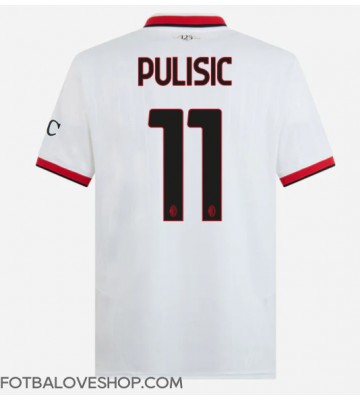 AC Milan Christian Pulisic #11 Venkovní Dres 2024-25 Krátký Rukáv