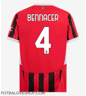 AC Milan Ismael Bennacer #4 Domácí Dres 2024-25 Krátký Rukáv