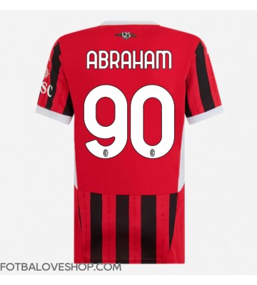 AC Milan Tammy Abraham #90 Dámské Domácí Dres 2024-25 Krátký Rukáv