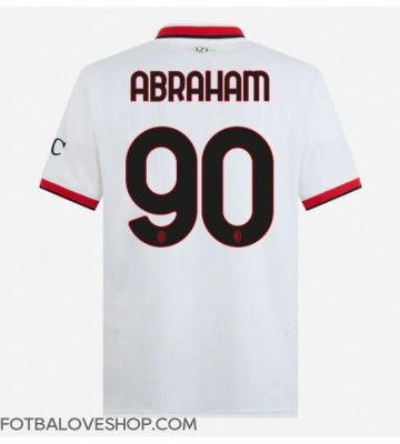 AC Milan Tammy Abraham #90 Venkovní Dres 2024-25 Krátký Rukáv