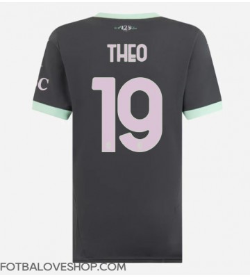 AC Milan Theo Hernandez #19 Dámské Alternativní Dres 2024-25 Krátký Rukáv