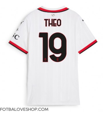 AC Milan Theo Hernandez #19 Dámské Venkovní Dres 2024-25 Krátký Rukáv