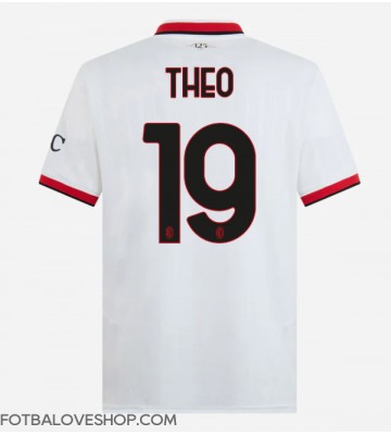 AC Milan Theo Hernandez #19 Venkovní Dres 2024-25 Krátký Rukáv