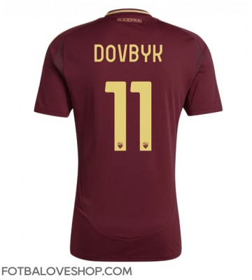 AS Roma Artem Dovbyk #11 Domácí Dres 2024-25 Krátký Rukáv