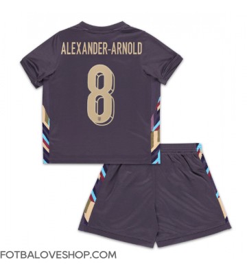 Anglie Alexander-Arnold #8 Dětské Venkovní Dres ME 2024 Krátký Rukáv (+ trenýrky)
