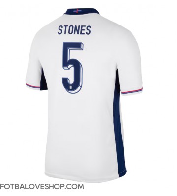 Anglie John Stones #5 Domácí Dres ME 2024 Krátký Rukáv