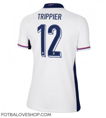 Anglie Kieran Trippier #12 Dámské Domácí Dres ME 2024 Krátký Rukáv