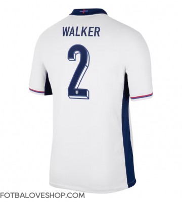 Anglie Kyle Walker #2 Domácí Dres ME 2024 Krátký Rukáv