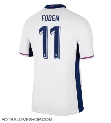 Anglie Phil Foden #11 Domácí Dres ME 2024 Krátký Rukáv