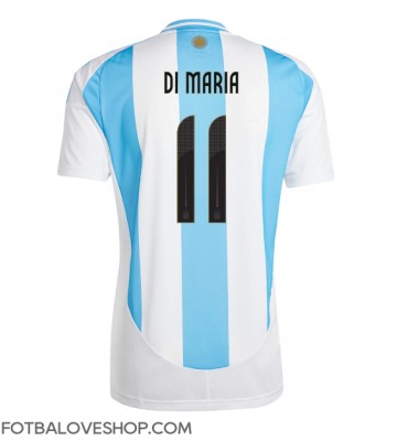 Argentina Angel Di Maria #11 Domácí Dres Copa America 2024 Krátký Rukáv