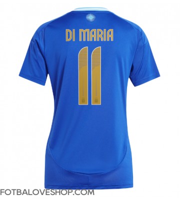 Argentina Angel Di Maria #11 Dámské Venkovní Dres Copa America 2024 Krátký Rukáv