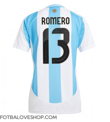 Argentina Cristian Romero #13 Dámské Domácí Dres Copa America 2024 Krátký Rukáv