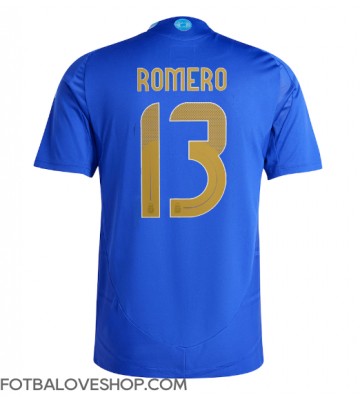 Argentina Cristian Romero #13 Venkovní Dres Copa America 2024 Krátký Rukáv