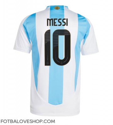 Argentina Lionel Messi #10 Domácí Dres Copa America 2024 Krátký Rukáv