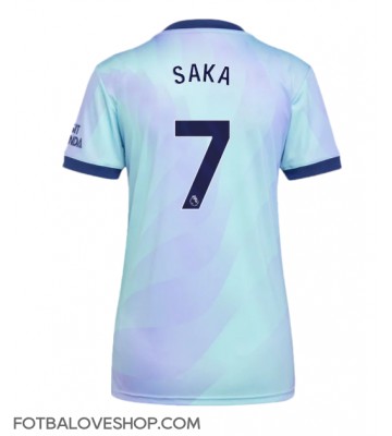 Arsenal Bukayo Saka #7 Dámské Alternativní Dres 2024-25 Krátký Rukáv