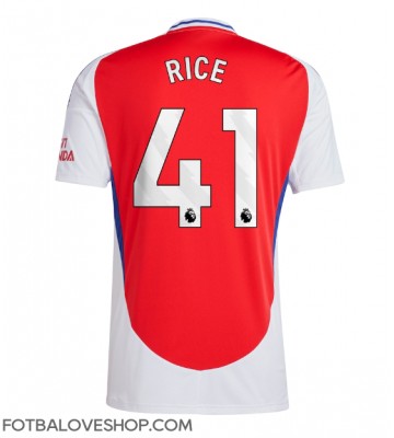 Arsenal Declan Rice #41 Domácí Dres 2024-25 Krátký Rukáv