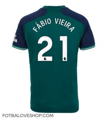 Arsenal Fabio Vieira #21 Alternativní Dres 2023-24 Krátký Rukáv