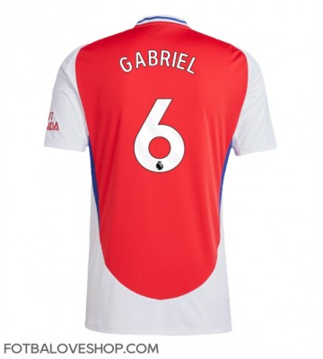 Arsenal Gabriel Magalhaes #6 Domácí Dres 2024-25 Krátký Rukáv