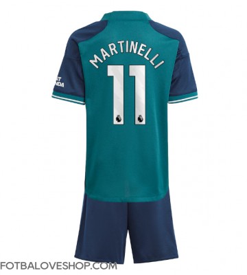 Arsenal Gabriel Martinelli #11 Dětské Alternativní Dres 2023-24 Krátký Rukáv (+ trenýrky)