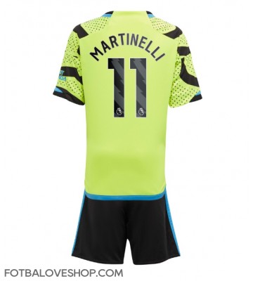 Arsenal Gabriel Martinelli #11 Dětské Venkovní Dres 2023-24 Krátký Rukáv (+ trenýrky)