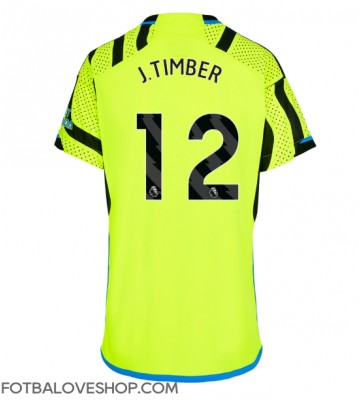 Arsenal Jurrien Timber #12 Dámské Venkovní Dres 2023-24 Krátký Rukáv