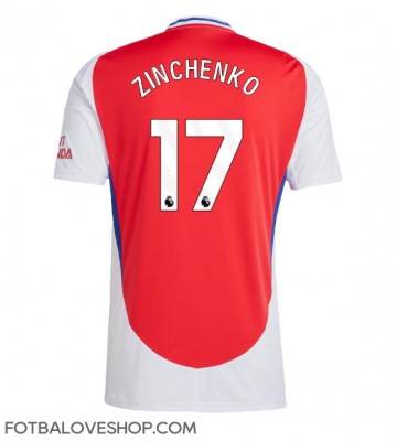 Arsenal Oleksandr Zinchenko #17 Domácí Dres 2024-25 Krátký Rukáv