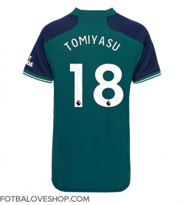 Arsenal Takehiro Tomiyasu #18 Dámské Alternativní Dres 2023-24 Krátký Rukáv