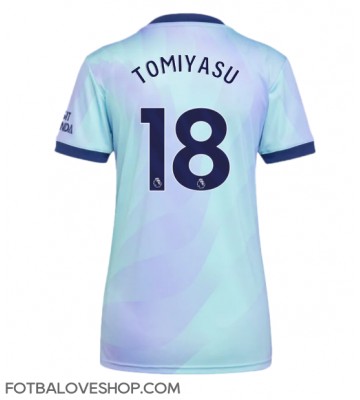 Arsenal Takehiro Tomiyasu #18 Dámské Alternativní Dres 2024-25 Krátký Rukáv