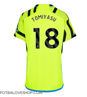 Arsenal Takehiro Tomiyasu #18 Dámské Venkovní Dres 2023-24 Krátký Rukáv