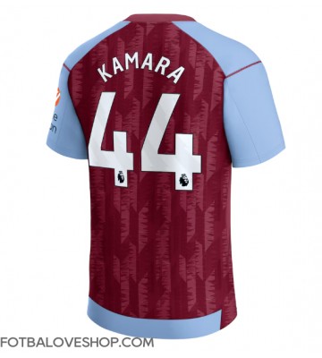 Aston Villa Boubacar Kamara #44 Domácí Dres 2023-24 Krátký Rukáv