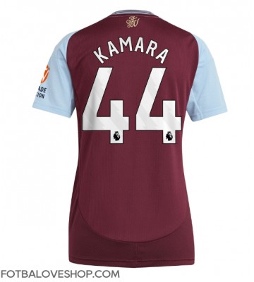 Aston Villa Boubacar Kamara #44 Dámské Domácí Dres 2024-25 Krátký Rukáv