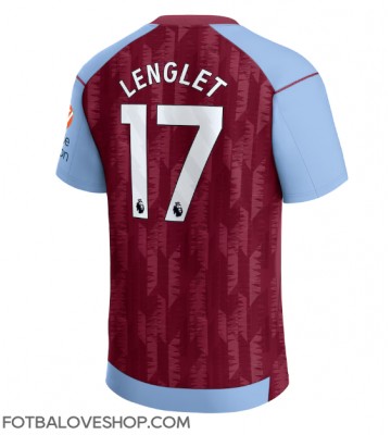 Aston Villa Clement Lenglet #17 Domácí Dres 2023-24 Krátký Rukáv