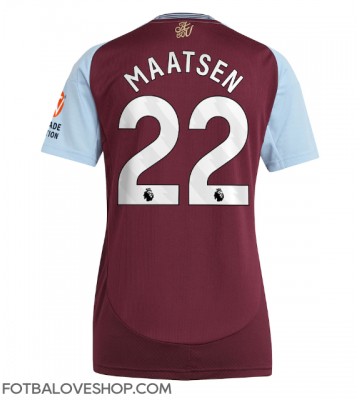 Aston Villa Ian Maatsen #22 Dámské Domácí Dres 2024-25 Krátký Rukáv