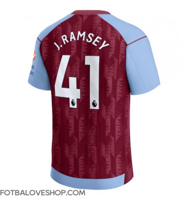 Aston Villa Jacob Ramsey #41 Domácí Dres 2023-24 Krátký Rukáv