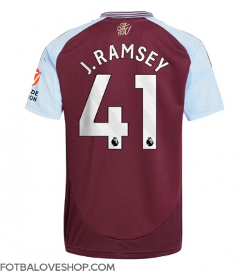 Aston Villa Jacob Ramsey #41 Domácí Dres 2024-25 Krátký Rukáv