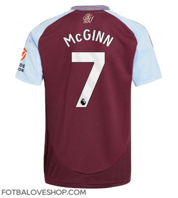 Aston Villa John McGinn #7 Domácí Dres 2024-25 Krátký Rukáv