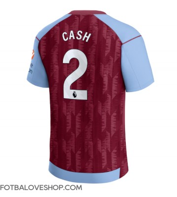 Aston Villa Matty Cash #2 Domácí Dres 2023-24 Krátký Rukáv