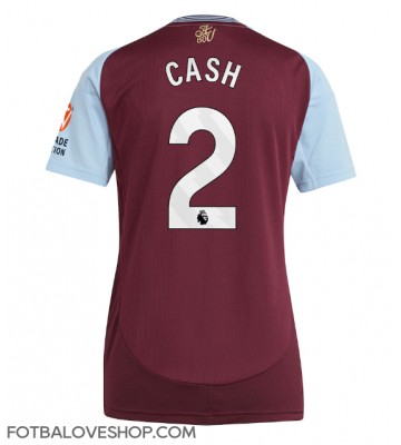 Aston Villa Matty Cash #2 Dámské Domácí Dres 2024-25 Krátký Rukáv