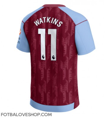 Aston Villa Ollie Watkins #11 Domácí Dres 2023-24 Krátký Rukáv