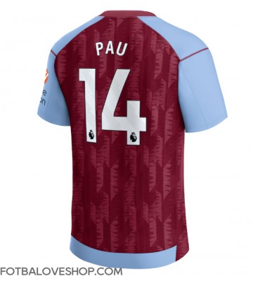 Aston Villa Pau Torres #14 Domácí Dres 2023-24 Krátký Rukáv