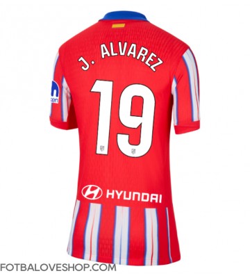 Atletico Madrid Julian Alvarez #19 Dámské Domácí Dres 2024-25 Krátký Rukáv