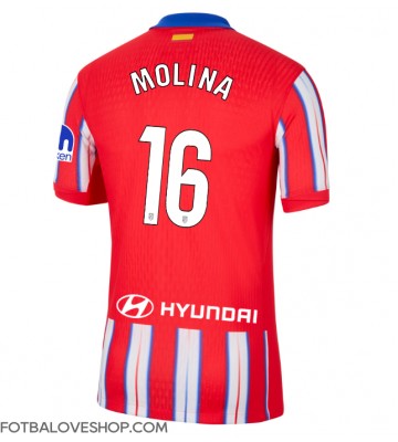 Atletico Madrid Nahuel Molina #16 Domácí Dres 2024-25 Krátký Rukáv