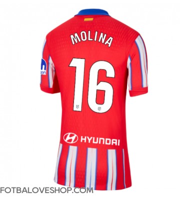 Atletico Madrid Nahuel Molina #16 Dámské Domácí Dres 2024-25 Krátký Rukáv