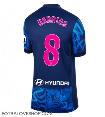 Atletico Madrid Pablo Barrios #8 Dámské Alternativní Dres 2024-25 Krátký Rukáv