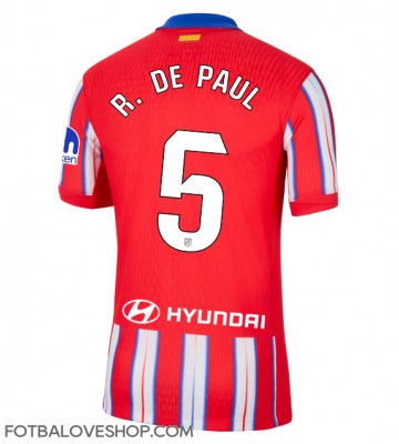 Atletico Madrid Rodrigo De Paul #5 Domácí Dres 2024-25 Krátký Rukáv